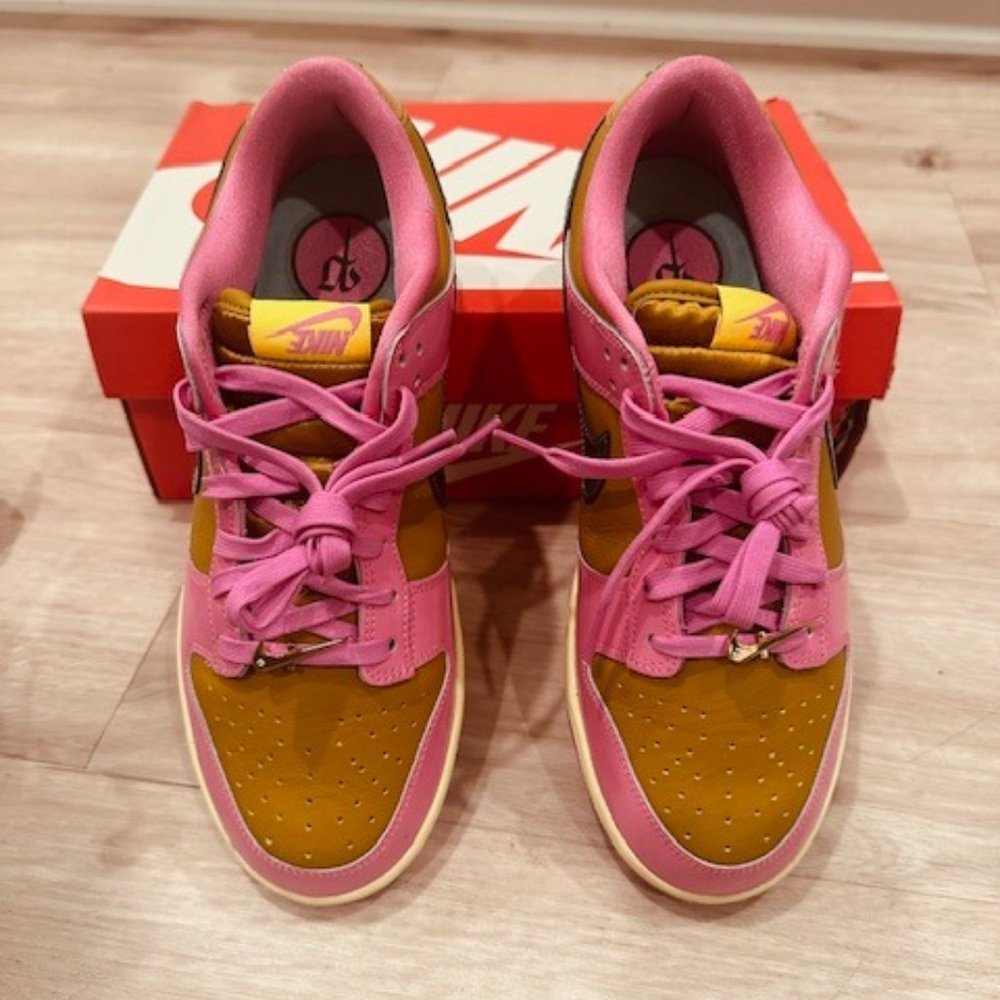 NIB Nike Parris Goebel x Dunk Low Playful Pink W 9